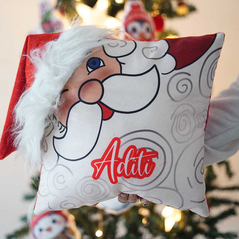 Personalised 3D Santa Claus Cushion